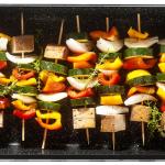 Smoked Tofu and Vegetable Skewers