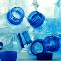Empty water bottles