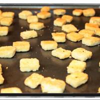 Crispy Oven Baked Garlic Tofu