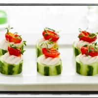 Cucumber Tomato Bites