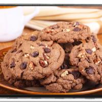 Double Chocolate Walnut Cookies