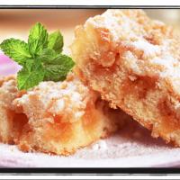 Iced Apple Crumb Cake