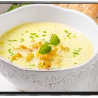 Thai Coconut Curry Vegetable Soup with Baked Tofu