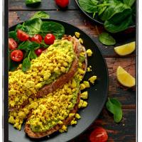 Vegan Tofu Egg-like Scramble