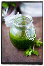 Jar of Oregano Pesto