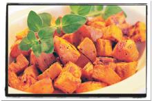 Roasted Sweet Potatoes with Oregano and Thyme