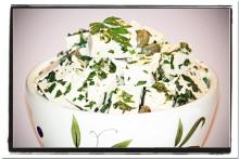 Tofu Marinated with Parsley, Garlic, and Olive Oil